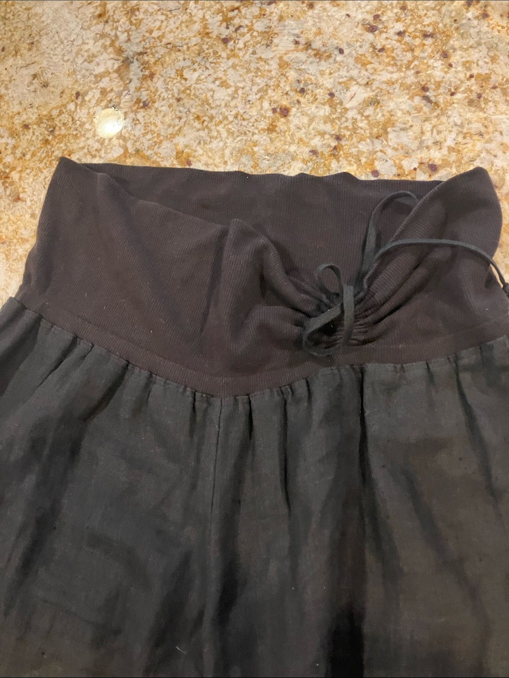 BEBE boho chic linen pants